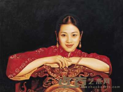 姜国芳 1997年作 喜庆之日 60×80cm